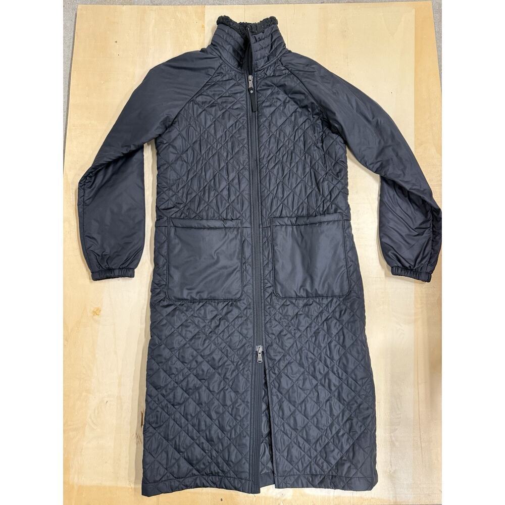 NEW prAna BLACK FLEECE LINED ESLA DUSTER JACKET SZ XS - Picture 4 of 8